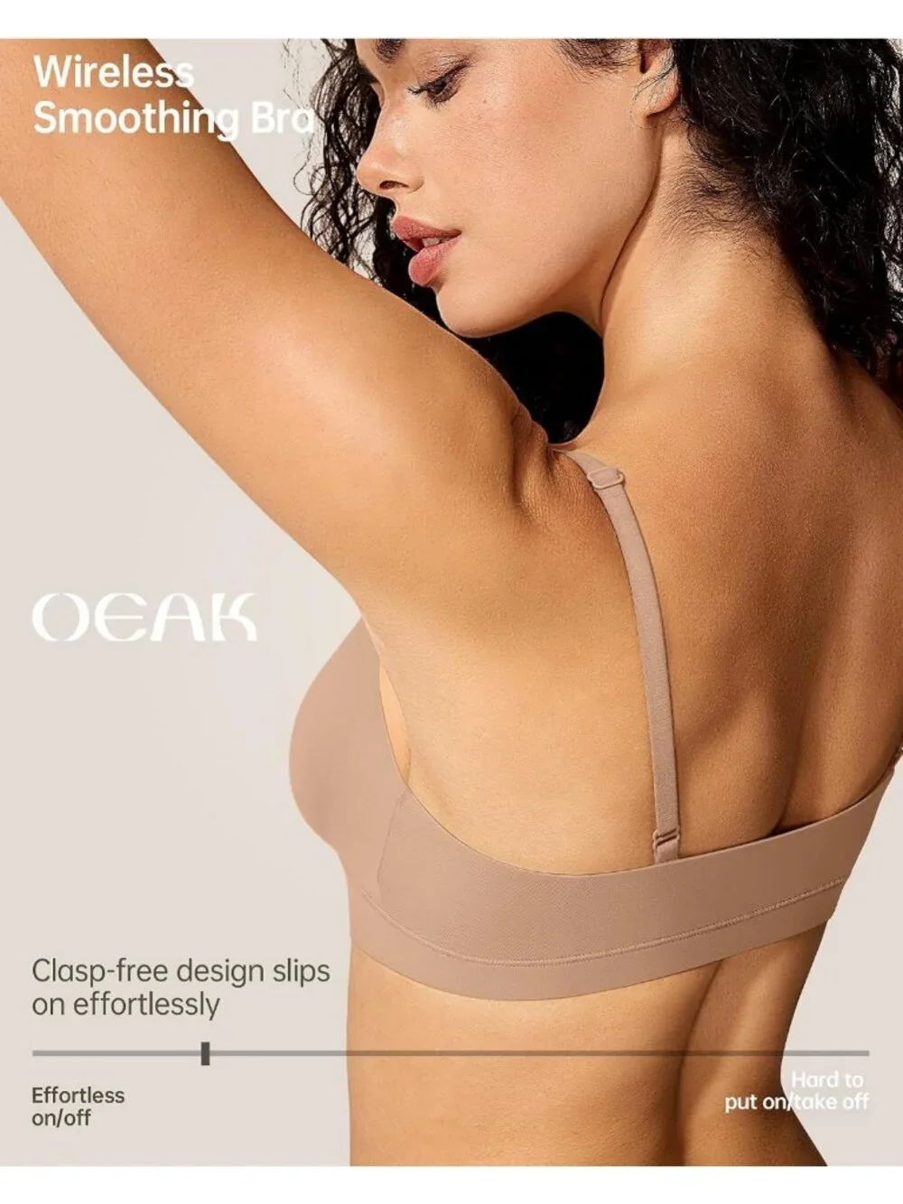 Comfortable Triangle Bralette - No Underwire, Seamless, Sexy Plunge, Everyday
